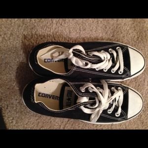 Black like new converse