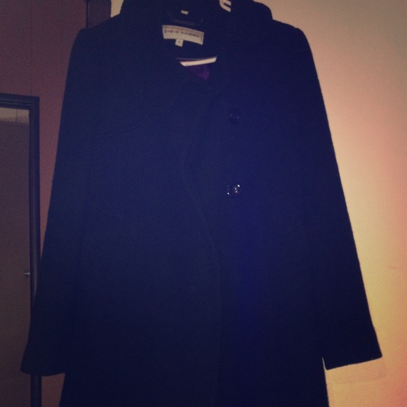 Black steven madden coat