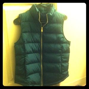 Dark green Talbots vest-worn once!
