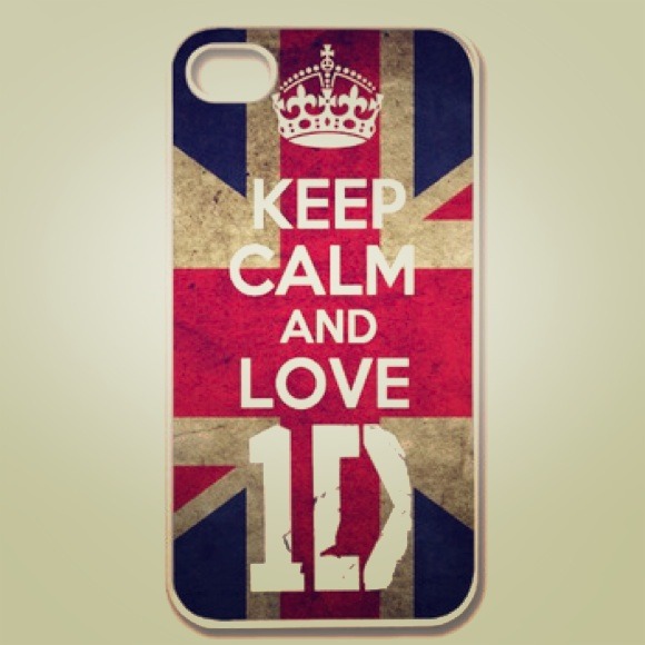 Keep calm and love ID  for iPhone 4/4s/4g :D