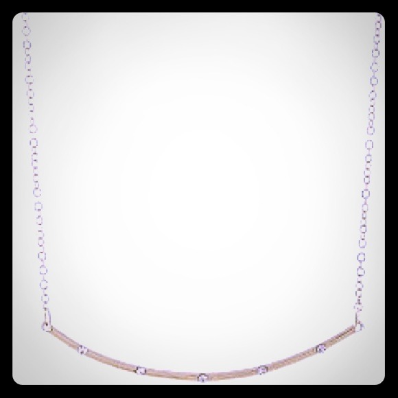 🚫SOLD OUT CRYSTAL BAR NECKLACE ✨