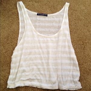 Brandy Melville semi sheer tank top