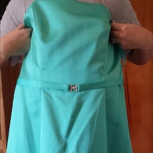 Turquoise formal dress. Brand new.