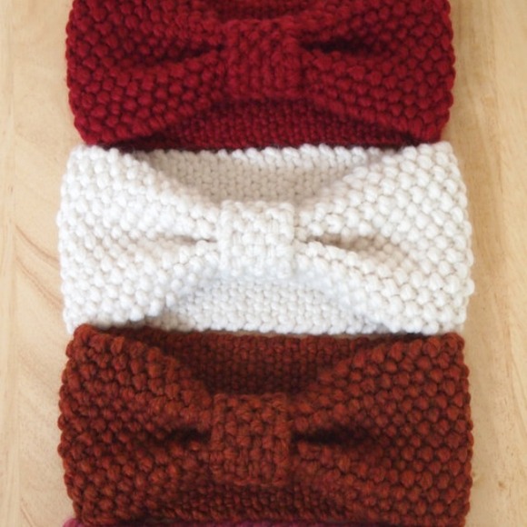 Knit Thick Headband Head Wrap Ear Warmer Cozy Wool