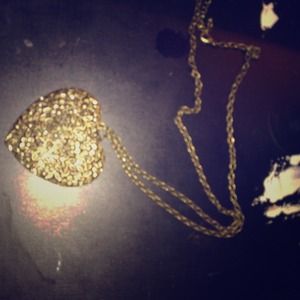 Gold plate necklace