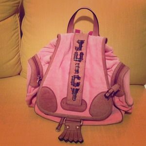 100% Authentic Juicy Couture velour backpack!!