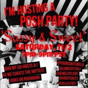 First Posh Party co-host!