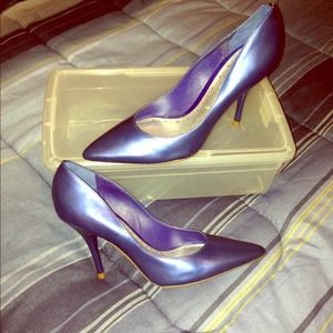 BCBGirls Blue Patent Leather Pumps Authentic