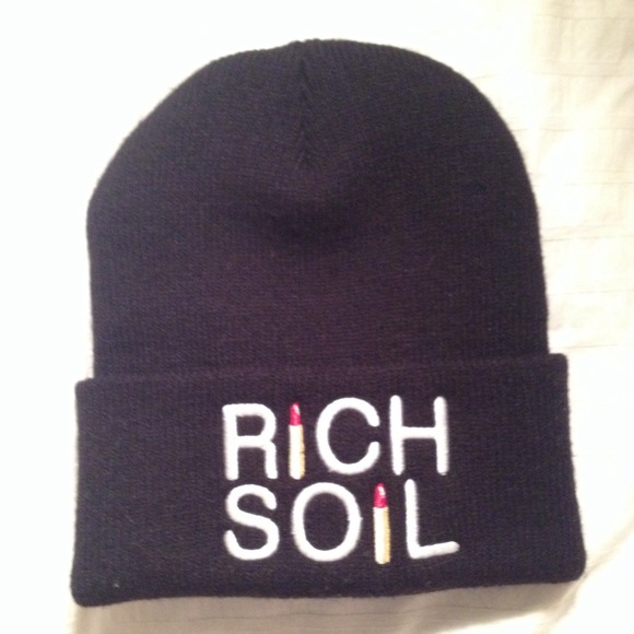 Rich Soil Clothing  Accessories - Black Rich Soil Beanie