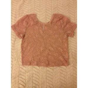 Laced crop top