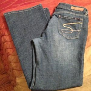 Dark wash seven jeans