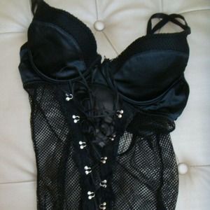 Sexy Leg Avenue Fishnet Bra Bustier lingerie