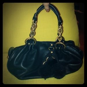 Authentic Juicy Couture leather handbag!