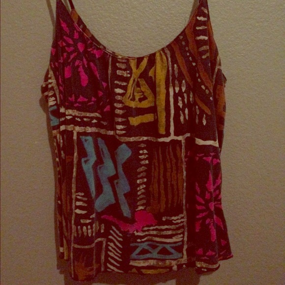 Tribal print, comfy, loose tank.