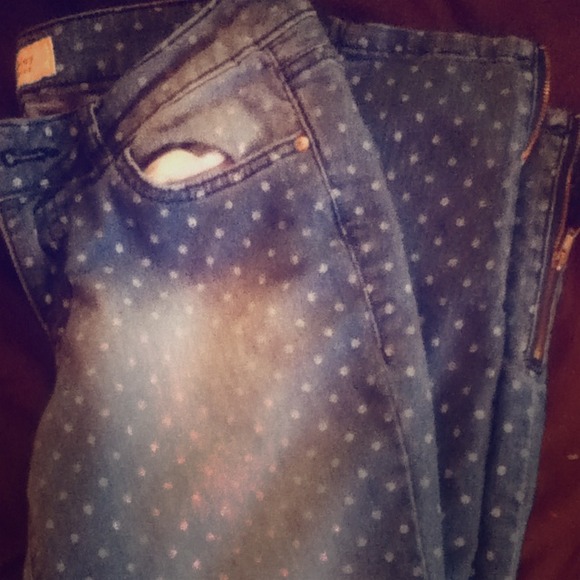 Jeans polka dot