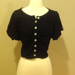 Tracy Reese Black Cardigan