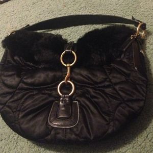 Coach fur bag