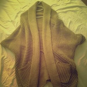 Khaki color cardigan