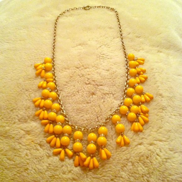 Yellow Statement Necklace PRICE DROP!!
