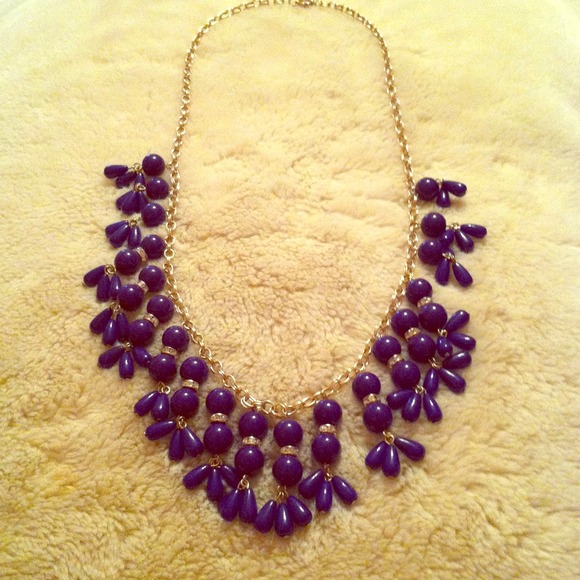Jewelry - Purple Statement Necklace PRICE DROP!!