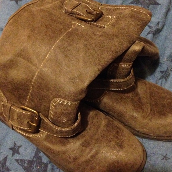 Dark grey boots