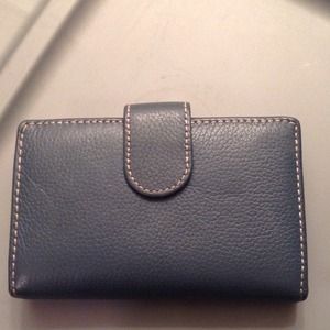 Blue wallet
