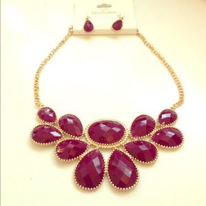 Royal purple necklace!