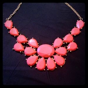 Hot pink statement necklace!