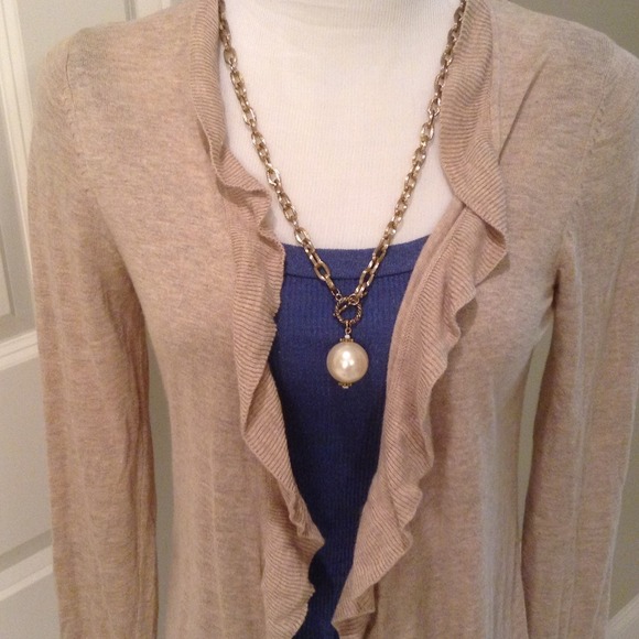 XXSOLDXX Old Navy ruffled edge cardigan M - Picture 2 of 3