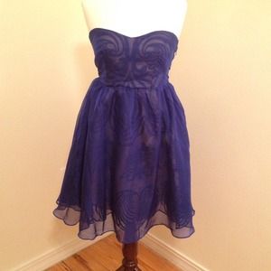 NWT Minuet Strapless Dress from Modcloth (Size S)