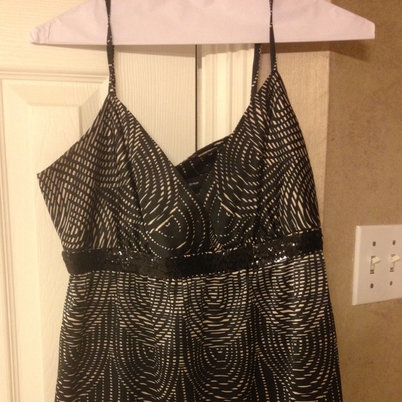 Silky spaghetti straps baby doll top
