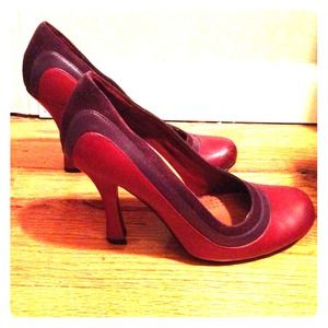 Aldo Red and Purple Pumps Sz. 39