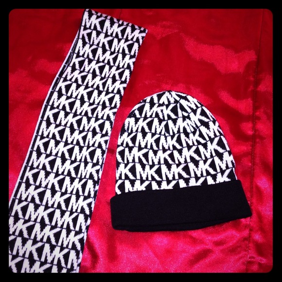Michael Kors matching scarf and beanie
