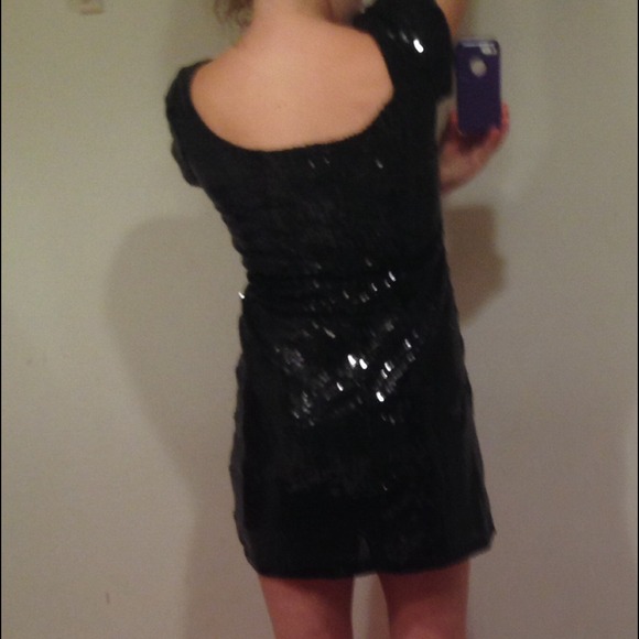 NYE Black Sequin Dress - Picture 2 of 4
