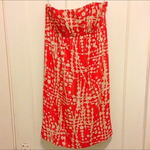 Shoshanna strapless w/ fun pattern REDUCED $10