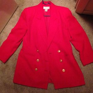 Red blazer