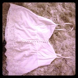 Pretty white Jessica Simpson tank top