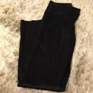 Black sheen CACHE pants