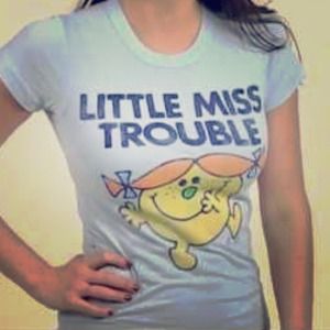 Little Miss Trouble tee by Junk Food