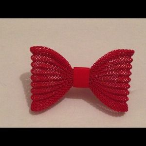 Red bow tie ring
