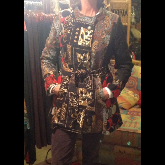 Colorful patchwork coat - Picture 2 of 3