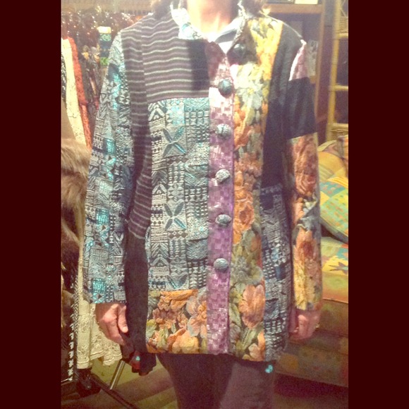 Patchwork colorful jacket