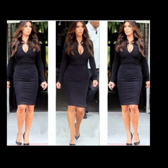 Dresses & Skirts - SALE💋NEW Black Celeb Style BodyCon Party Dress💕