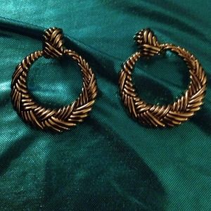 Gold Clip-on Earrings