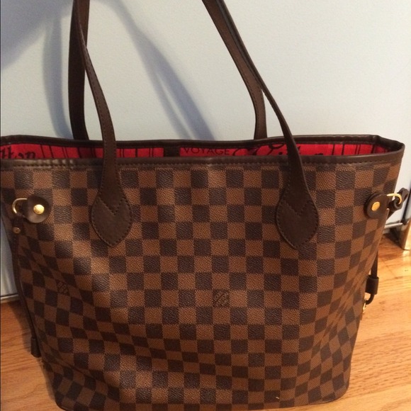 lv neverfull inspired handbag