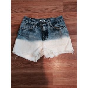 Ombré High Waisted Jean Shorts Size 2