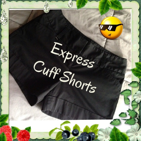 Express dressy cuff 3" shorts