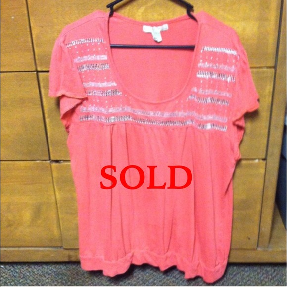 Pink Sequins Top
