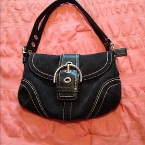 Black coach bag