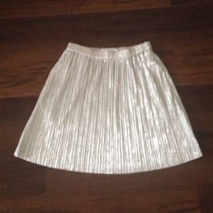 Silver skirt BCBG